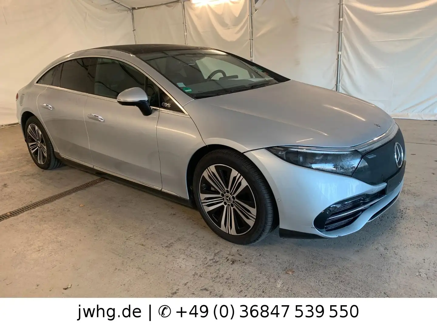 Mercedes-Benz EQS 450+ Advanced+|FahrP+|360|Memory|Pano Silber - 2