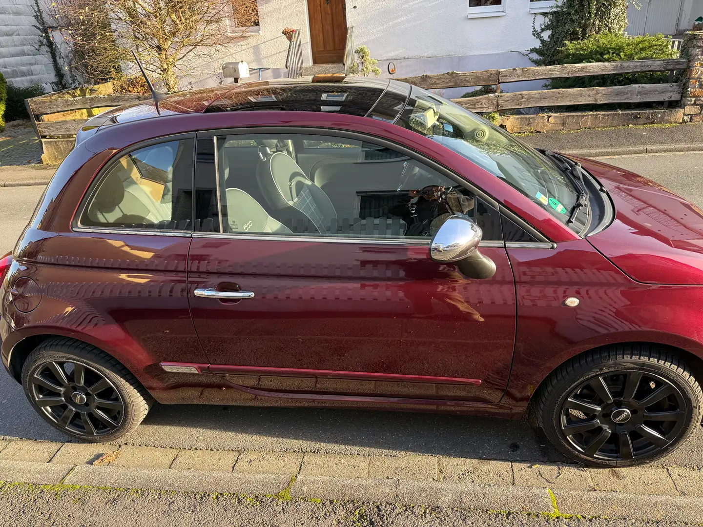 Fiat 500C 500C 1.2 8VLounge Violet - 1