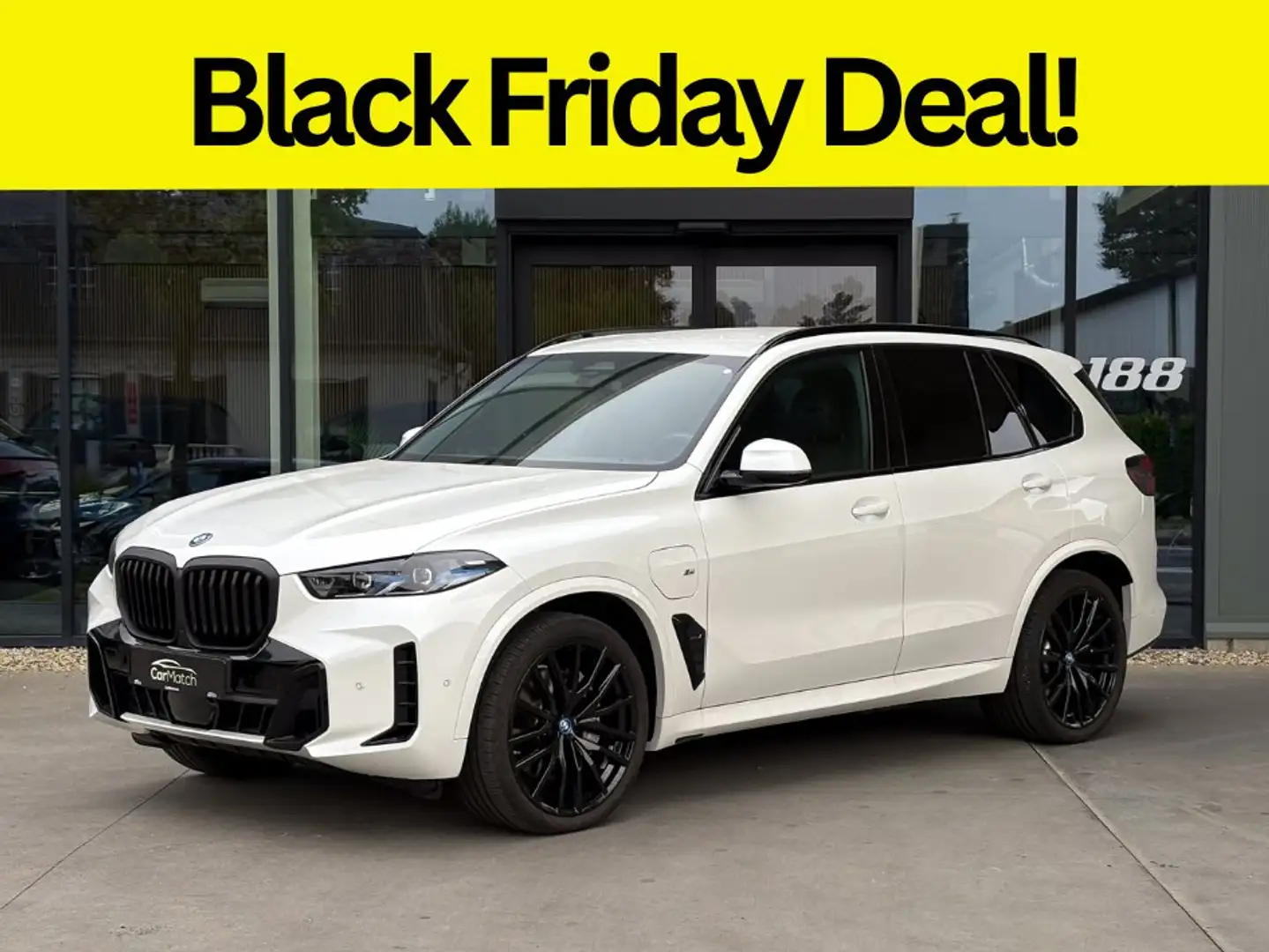 BMW X5 xDrive 50e M Sport - 22" | Keyless | HiFi Blanc - 1