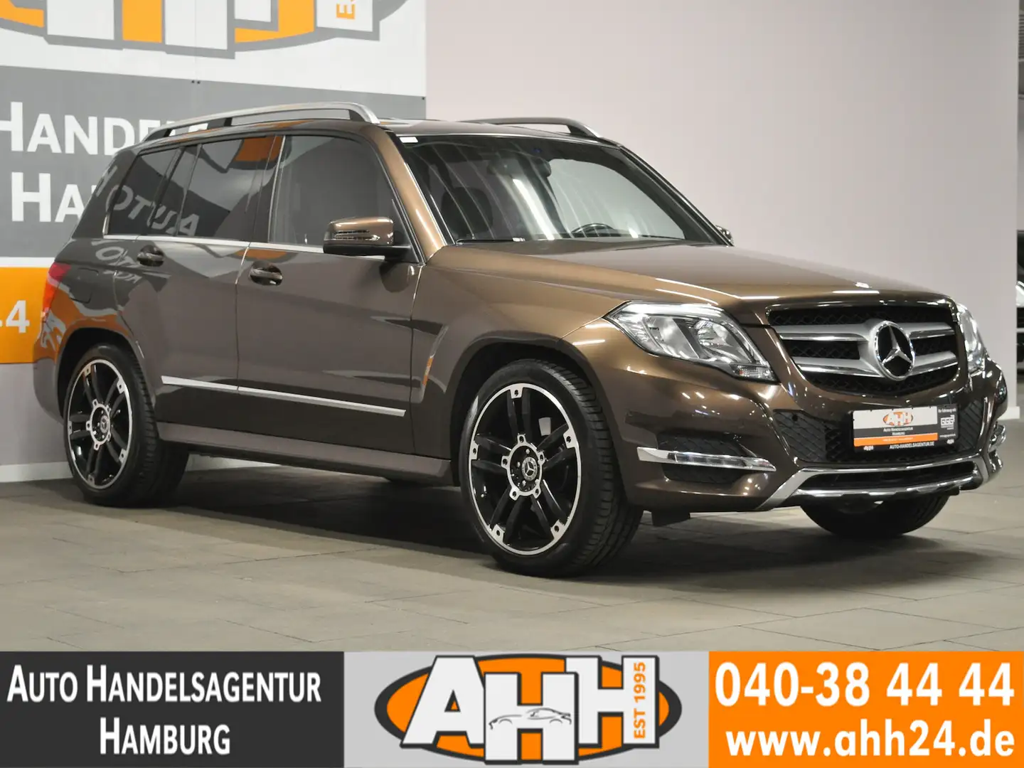 Mercedes-Benz GLK 220 CDI BE 4M SPORT LED|TEMP|NAV|MODELL2014! Marrón - 2