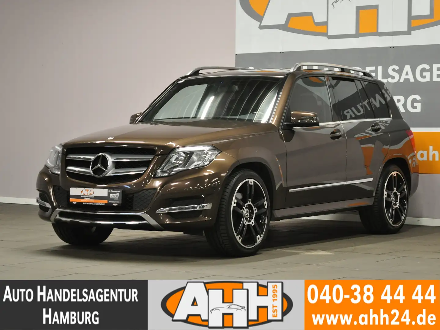 Mercedes-Benz GLK 220 CDI BE 4M SPORT LED|TEMP|NAV|MODELL2014! Marrón - 1