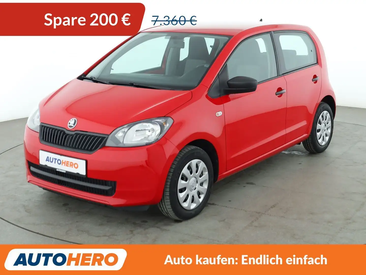 Skoda Citigo 1.0 MPI Active*KLIMA*GARANTIE* Rot - 1