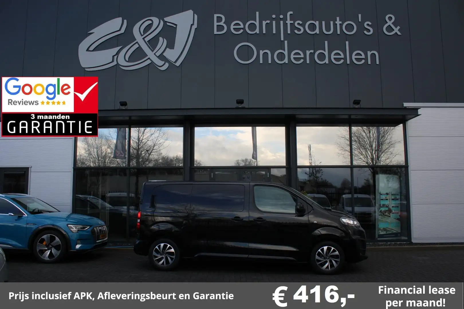 Citroen Jumpy 2.0 BlueHDI 180 Business M S&S automaat luxe lease Nero - 1
