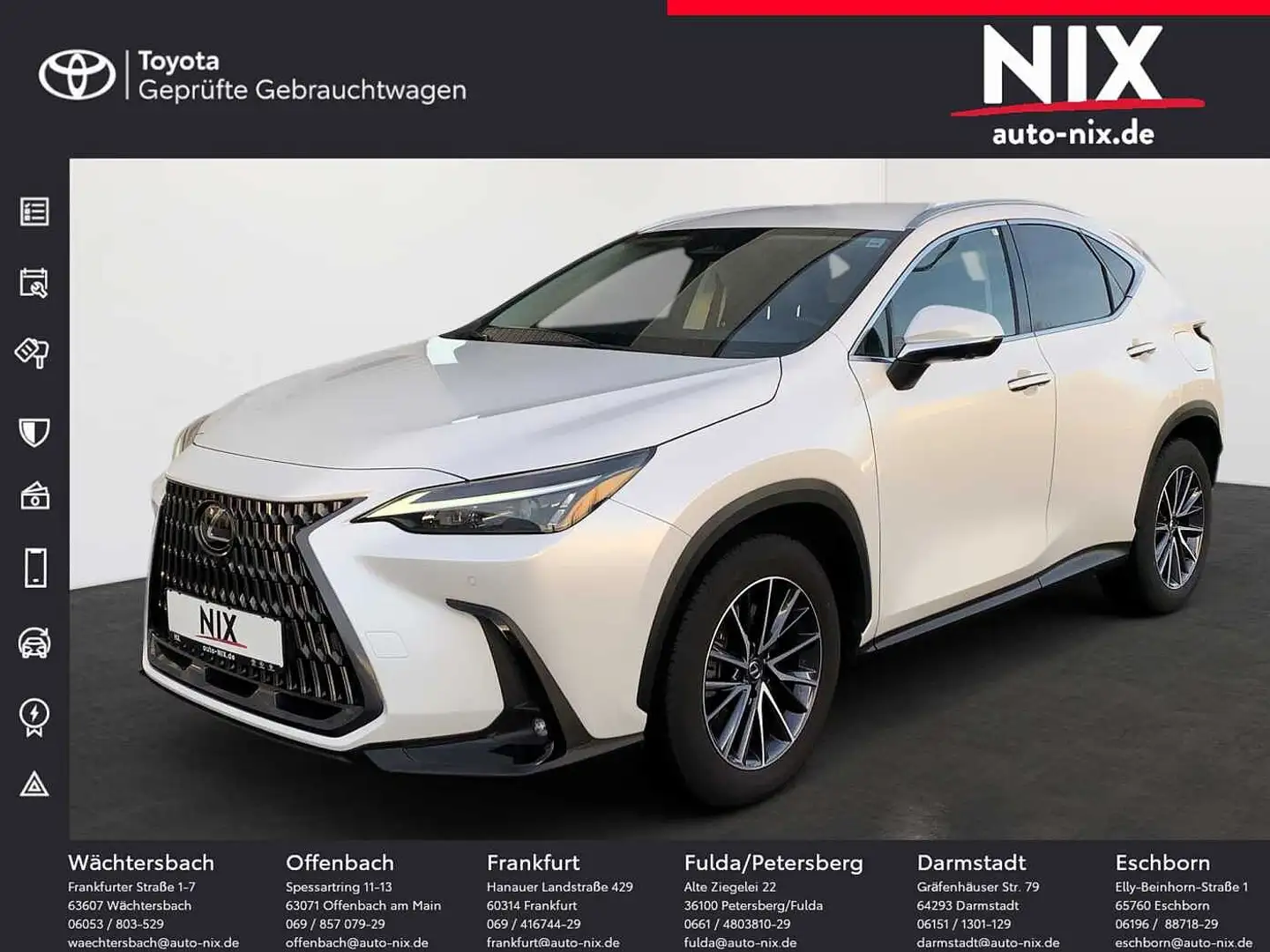 Lexus NX 450h+ E-FOUR Business KAMERA Blanc - 1