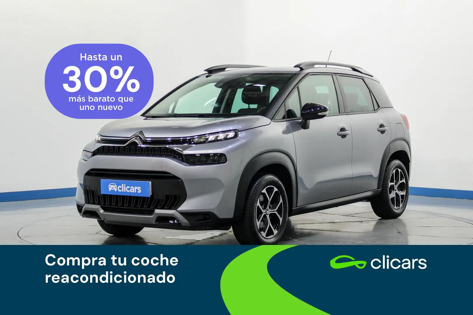 Citroen C3 Aircross Puretech S&S Plus 110 Plateado - 1