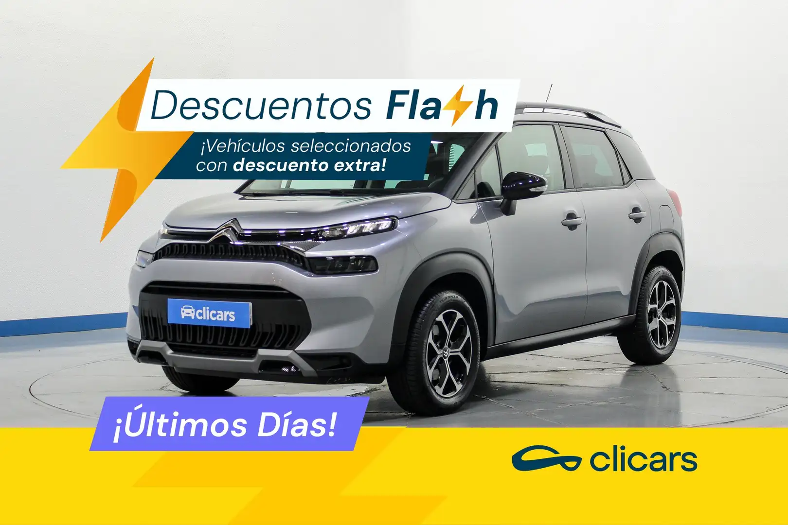 Citroen C3 Aircross Puretech S&S Plus 110 Zilver - 1