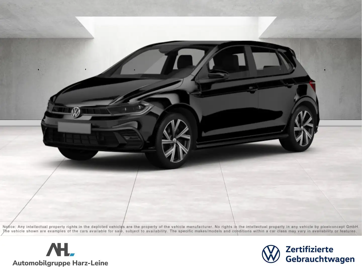 Volkswagen Polo COMFORTLINE TSI DSG+NAVI+EINPARKHILFE+SITZHEIZUNG+ Zwart - 1
