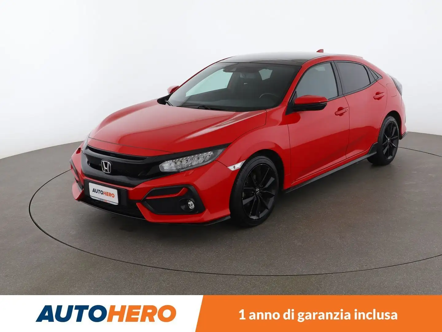 Honda Civic 1.5 VTEC Sport Plus Rouge - 1