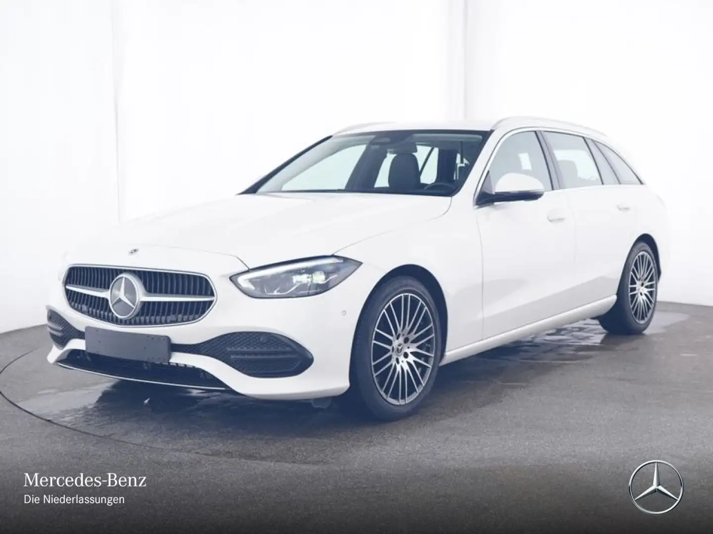 Mercedes-Benz C 220 d T AVANTG+AHK+LED+KAMERA+TOTW+KEYLESS+9G Weiß - 2