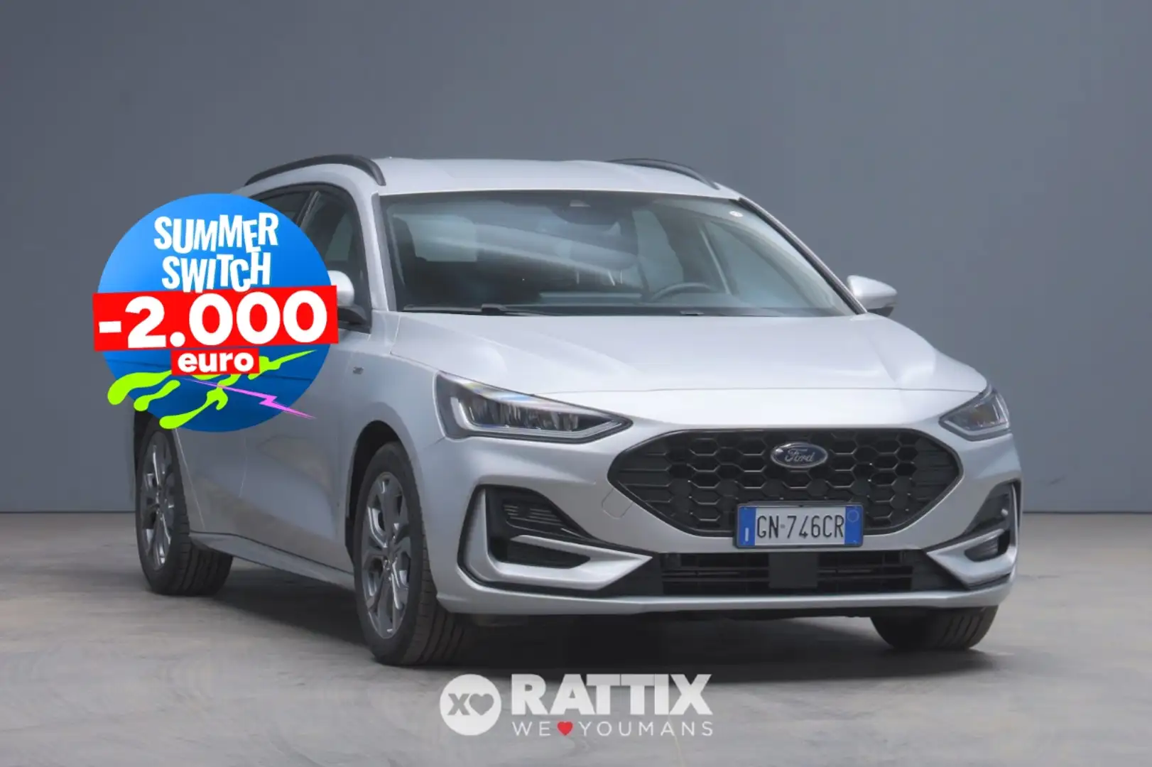 Ford Focus SW 1.0 Ecoboost Hybrid 125CV ST-Line Design Power Nero - 1