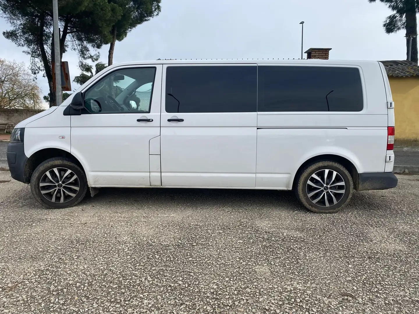 Volkswagen T5 Transporter 2.0 btdi 4x4 trasporto cani Bianco - 2