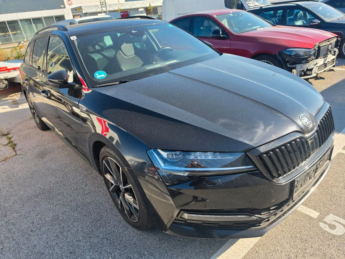 Skoda Superb Combi Sportline 4x4 Schwarz - 2