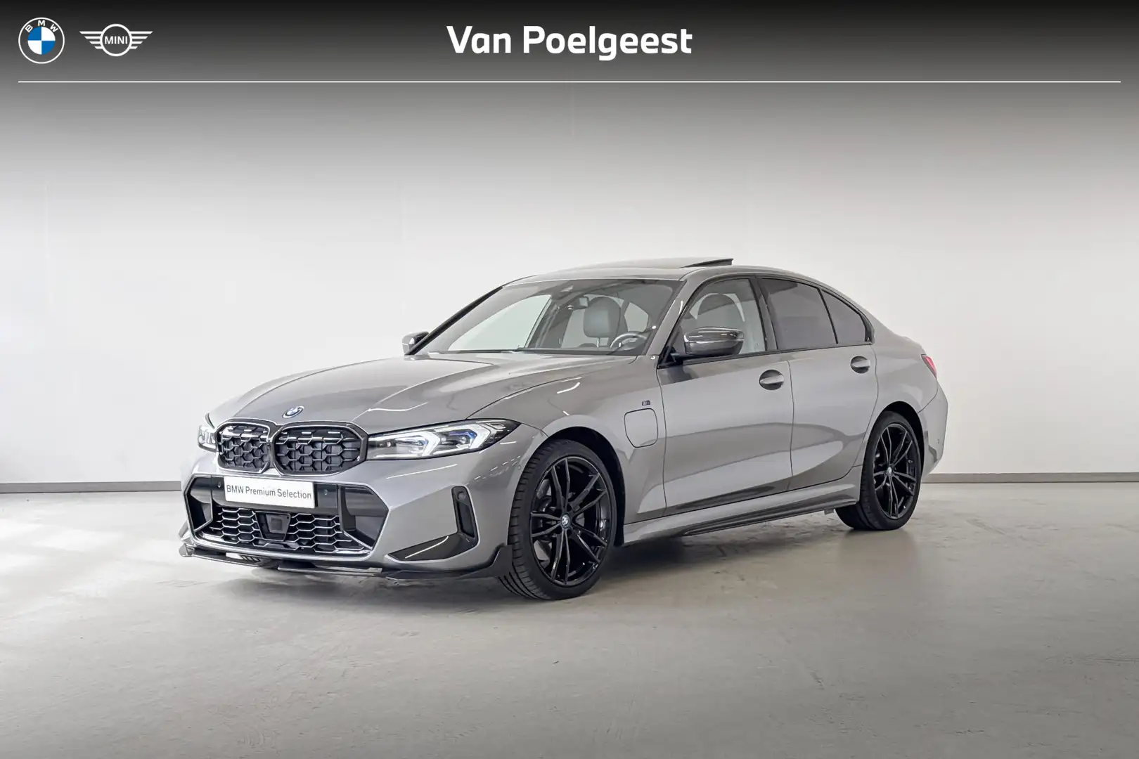 BMW 320 3 Serie Sedan 320e M Sportpakket M Performance Aut Grijs - 1