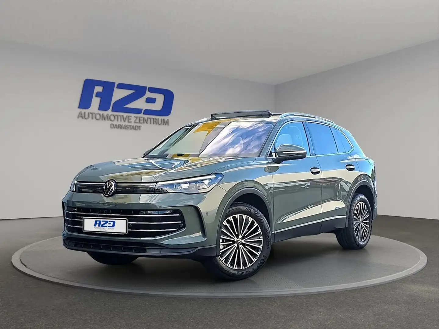 Volkswagen Tiguan TDI 4Mo STNDHZ AHK PANO A-LEDER 360° H&K Grün - 1