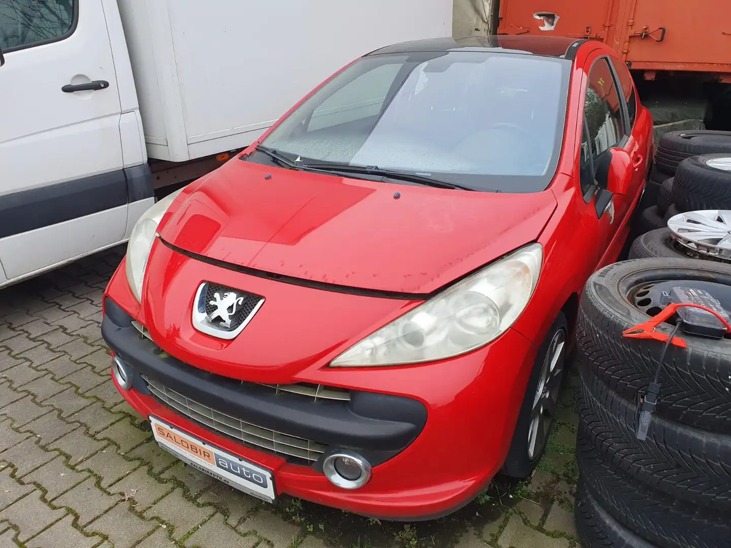 Peugeot 207 Platinum HDI Klimaauto Panorama Leder LESEN! Rot - 2