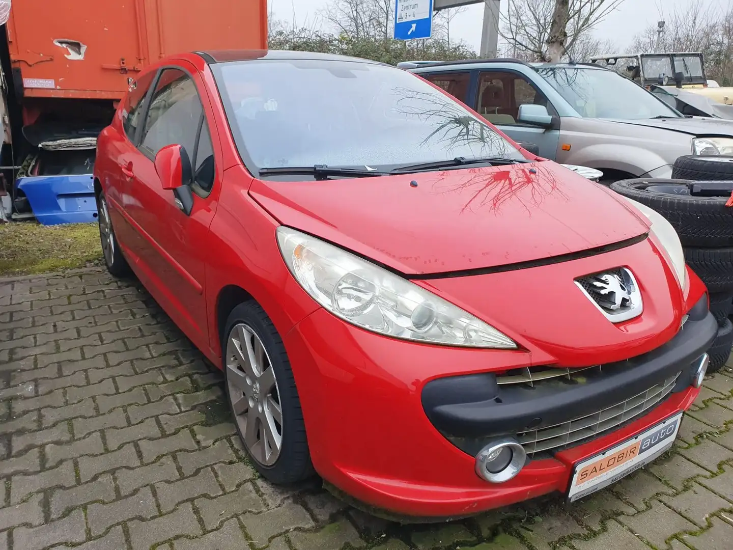 Peugeot 207 Platinum HDI Klimaauto Panorama Leder LESEN! Rot - 1