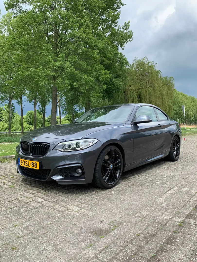 BMW 220 i Coupe Aut. High Executive stage 1 tuned Grijs - 1