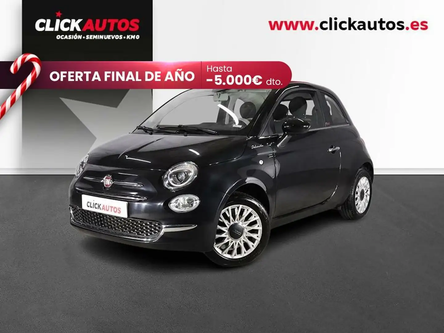Fiat 500 1.0 Hybrid 70CV Dolcevita Noir - 1