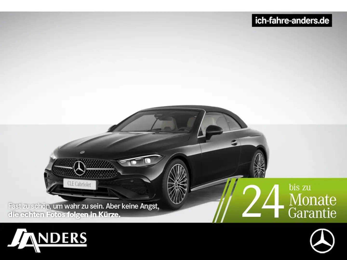 Mercedes-Benz CLE 200 Cabriolet +AMG+SHZ+Airscarf+SpurW+Sport Negru - 1