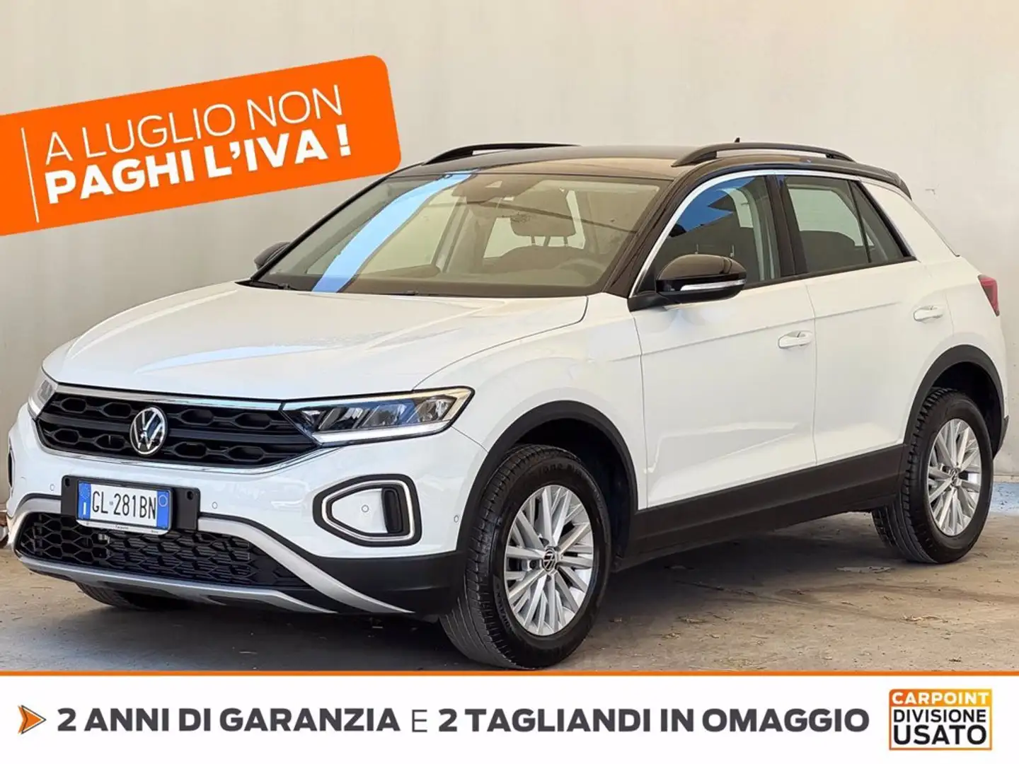 Volkswagen T-Roc 2.0 tdi life 115cv White - 1