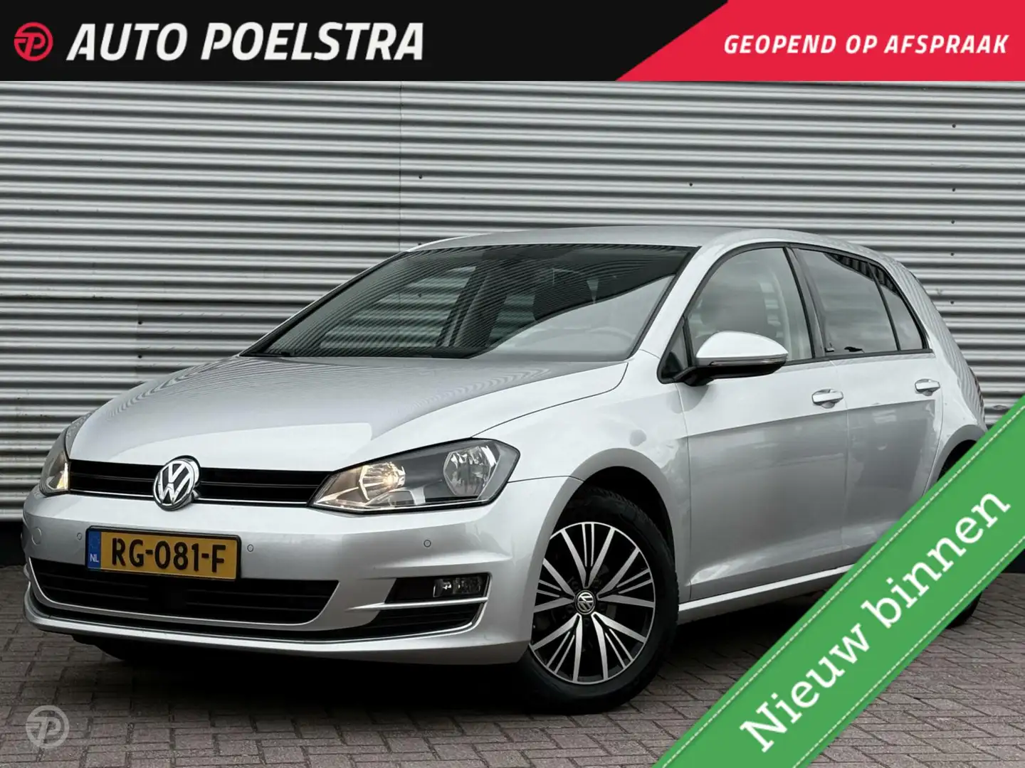 Volkswagen Golf 2.0 TDI 150 PK Highline ACC Apple CarPlay Android Grijs - 1
