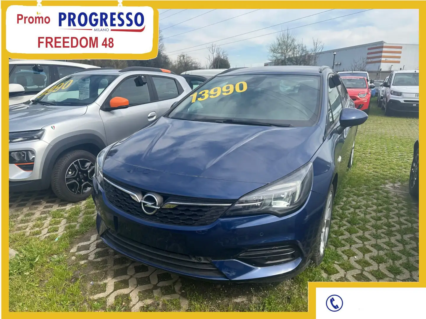 Opel Astra 1.2 Turbo 130 CV S&S Sports Tourer GS Line Blu/Azzurro - 1
