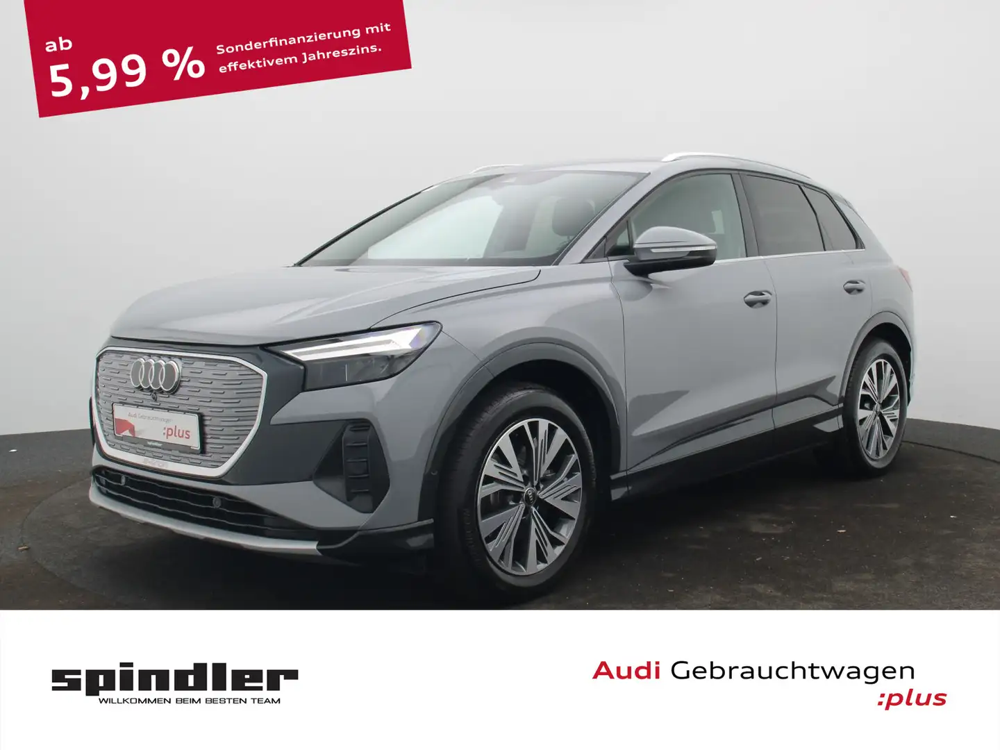Audi Q4 e-tron advanced 35 / MMI-Navi+, ParkAssi, LED Grau - 1