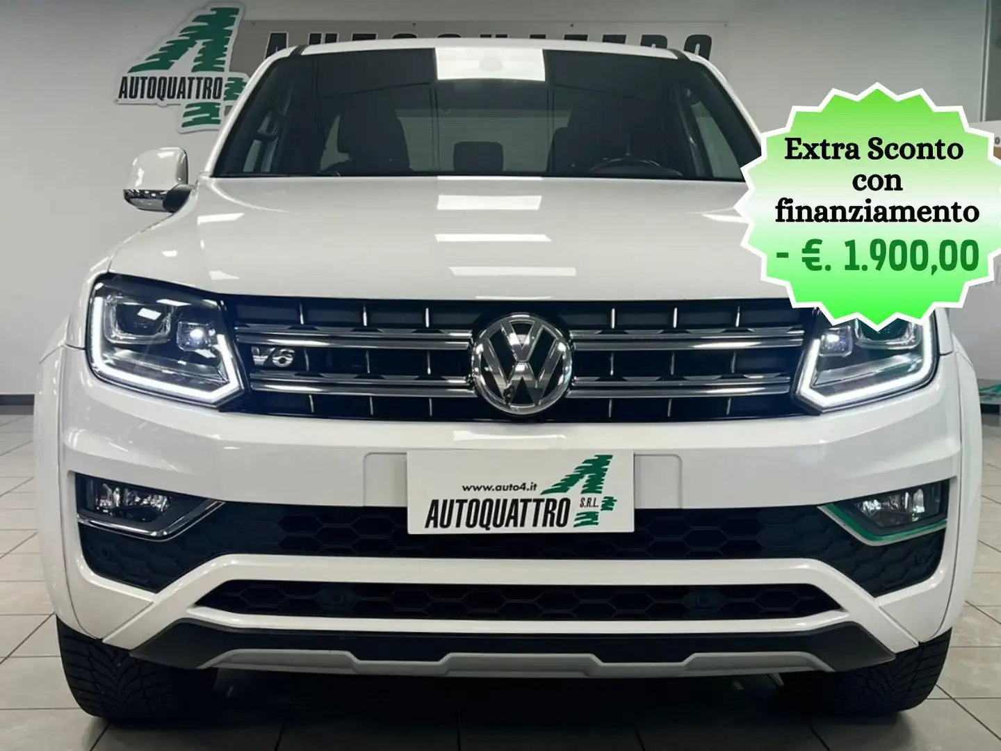Volkswagen Amarok Amarok 3.0 V6 tdi Aventura 4x4 perm. 258cv auto Bianco - 1