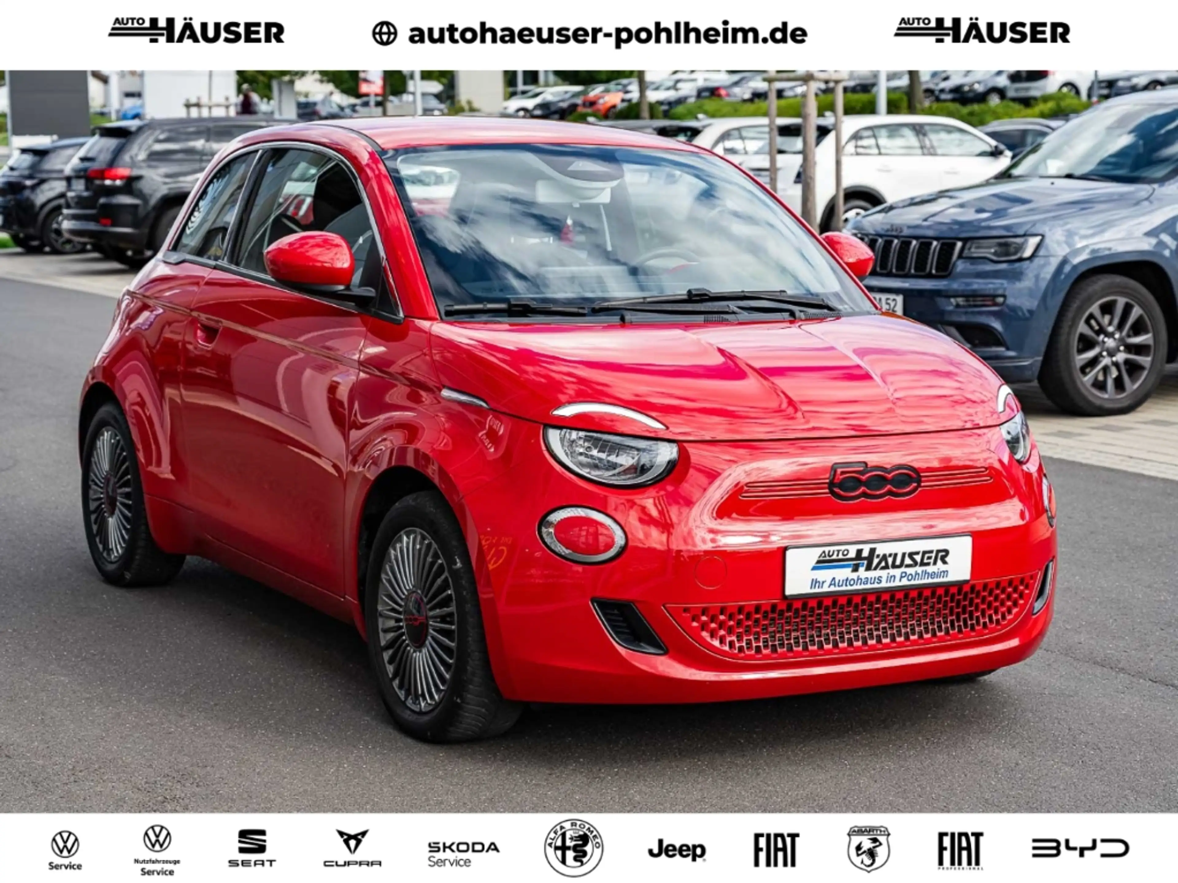 Fiat 500e RED 42 kWh NAVI TEMPOMAT PDC APPLE ANDROID ALLWETT — photo 6