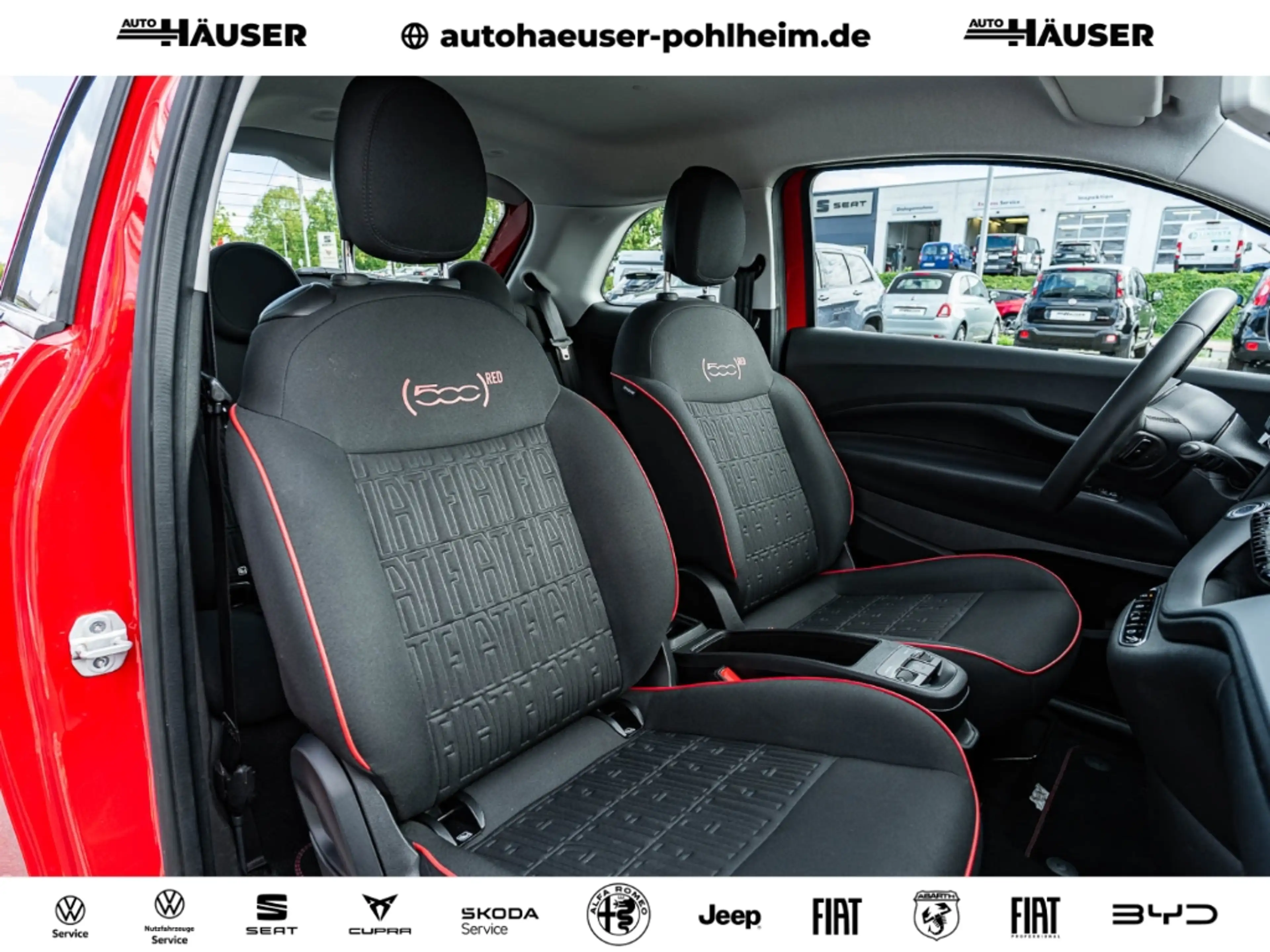 Fiat 500e RED 42 kWh NAVI TEMPOMAT PDC APPLE ANDROID ALLWETT — photo 10