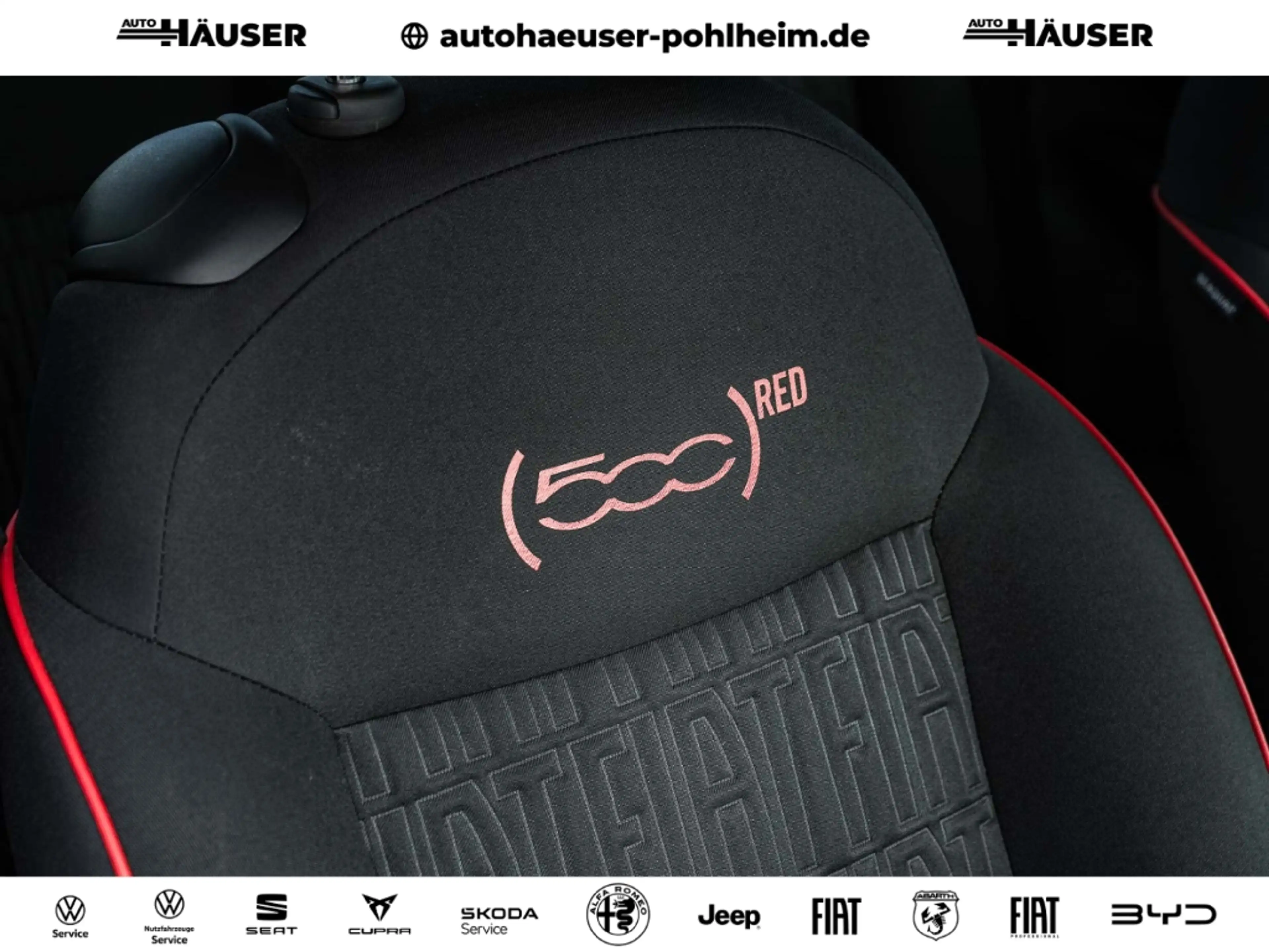 Fiat 500e RED 42 kWh NAVI TEMPOMAT PDC APPLE ANDROID ALLWETT — photo 11