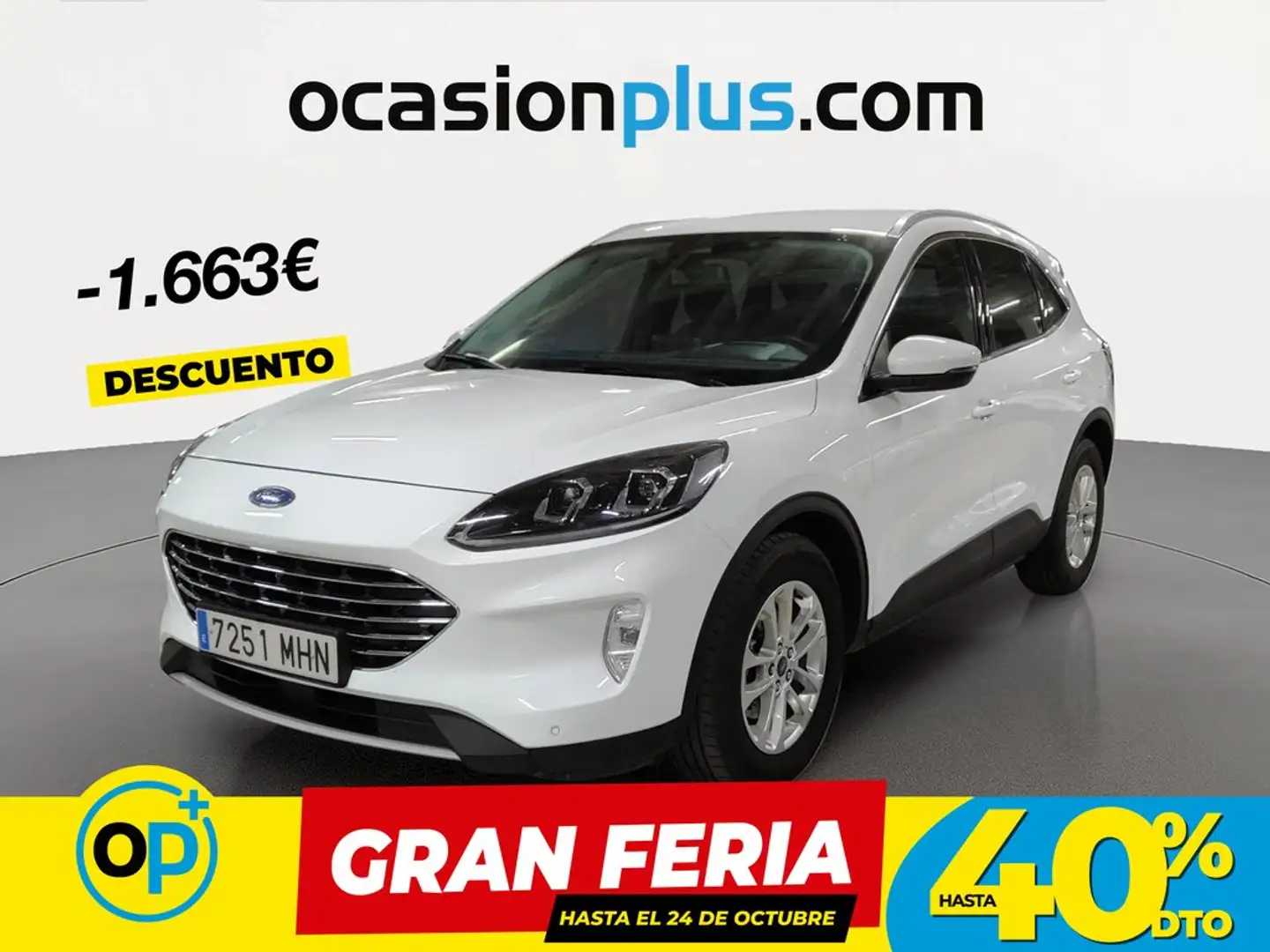 Ford Kuga 1.5 EcoBlue Titanium FWD 120 Blanco - 1