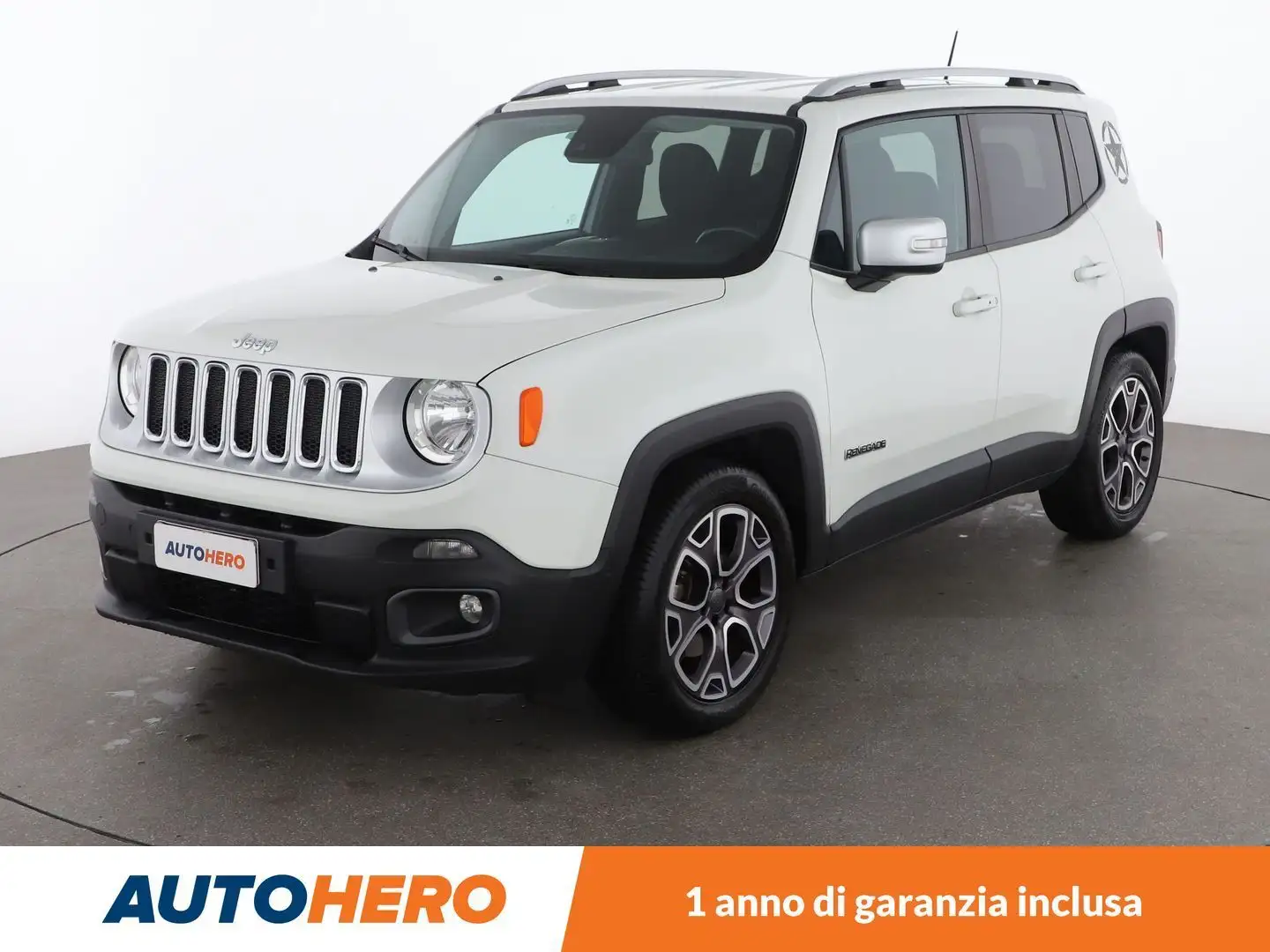 Jeep Renegade 1.6 M-Jet Limited 120 CV Blanc - 1