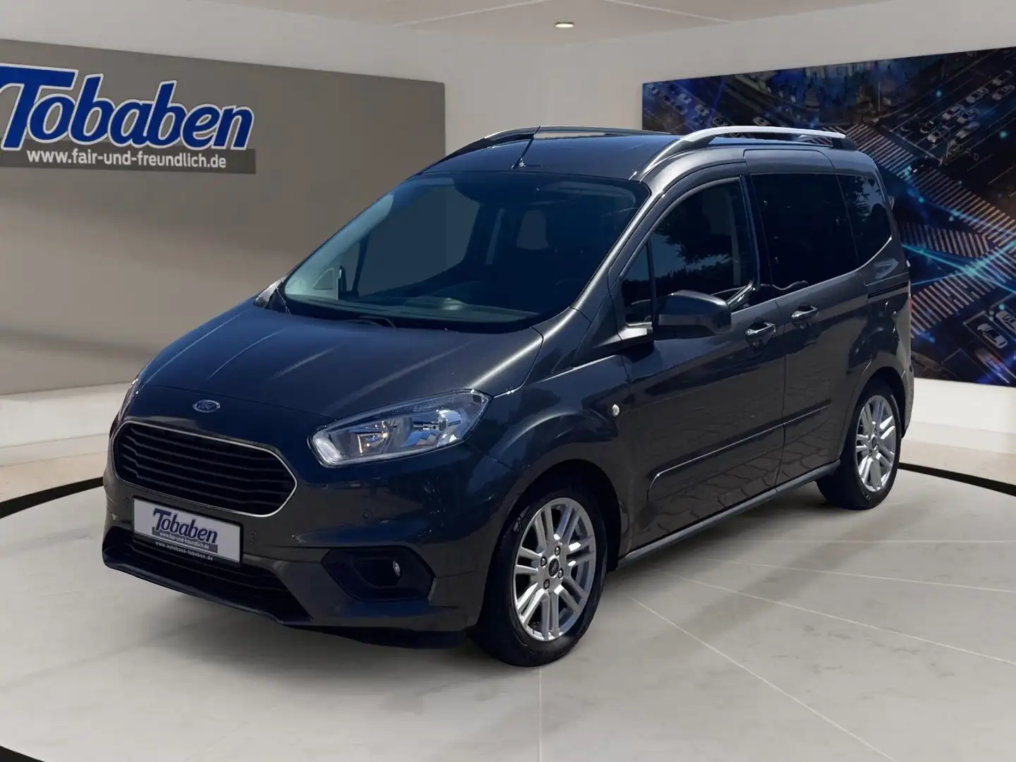 Ford Tourneo Courier 1.5 TDCi Titanium (EURO 6d-TEMP) Grijs - 1