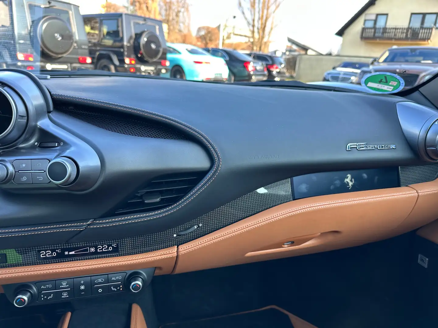 Ferrari F8 Spider F8 Spider*Carbon ADAS JBL Lift Diamond Stiching* Albastru - 2