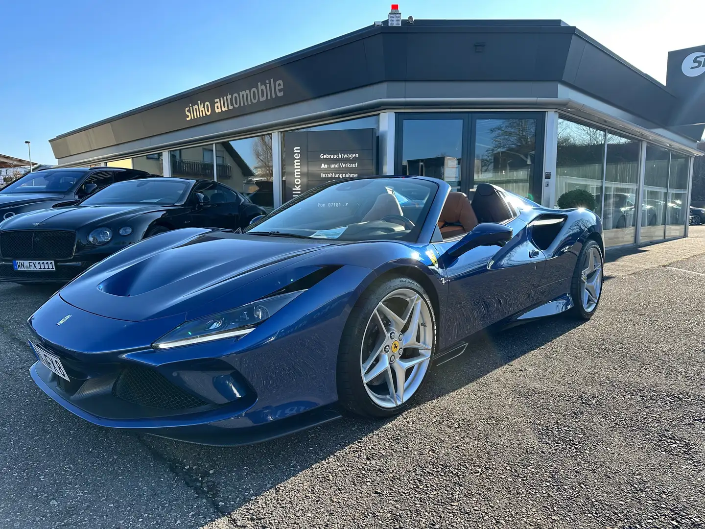 Ferrari F8 Spider F8 Spider*Carbon ADAS JBL Lift Diamond Stiching* Albastru - 1