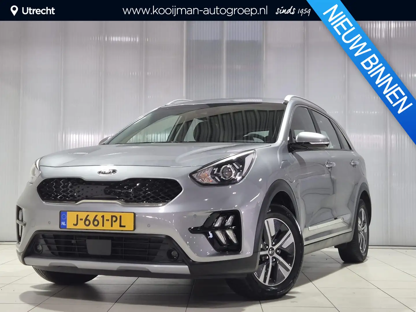 Kia Niro 1.6 GDi PHEV DynamicLine , Apple Carplay/Android A Grijs - 1