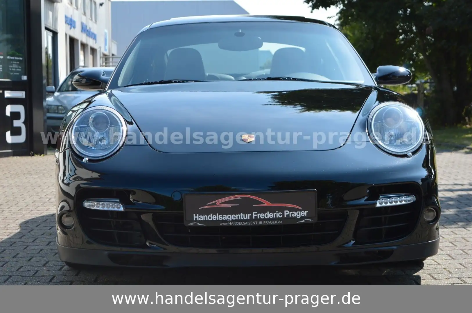 Porsche 911 Turbo Coupe Leder Bose SD deutsches Auto Zwart - 2
