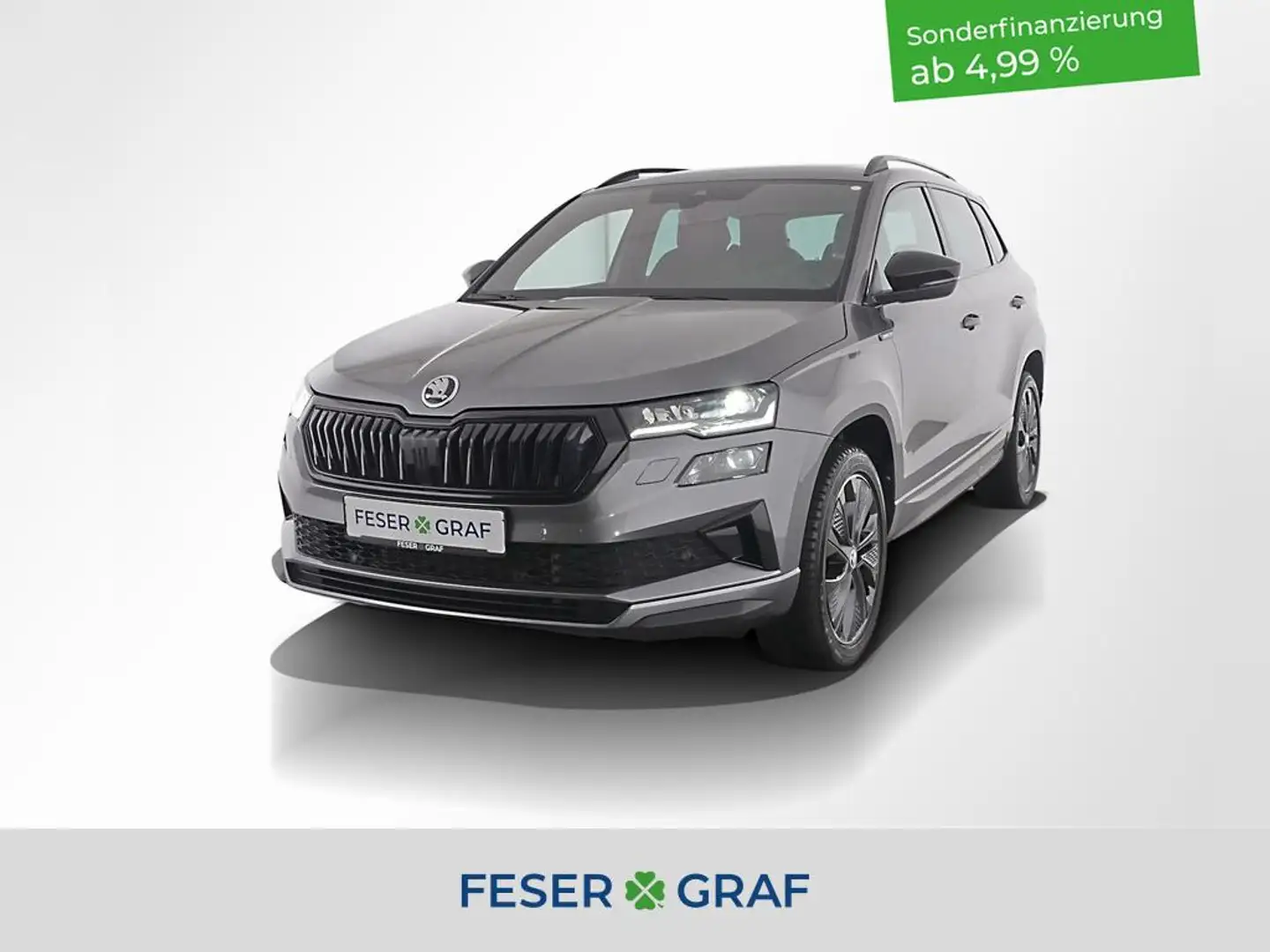 Skoda Karoq 1.5 TSI Sportline DSG Leder/el. Sitze/Virtual Cock Grigio - 1