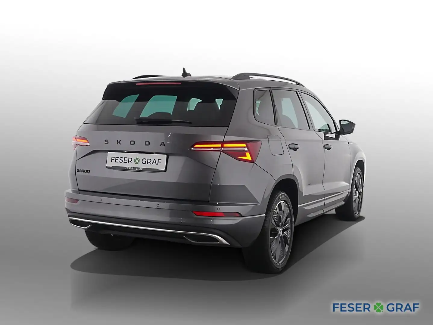 Skoda Karoq 1.5 TSI Sportline DSG Leder/el. Sitze/Virtual Cock Grigio - 2