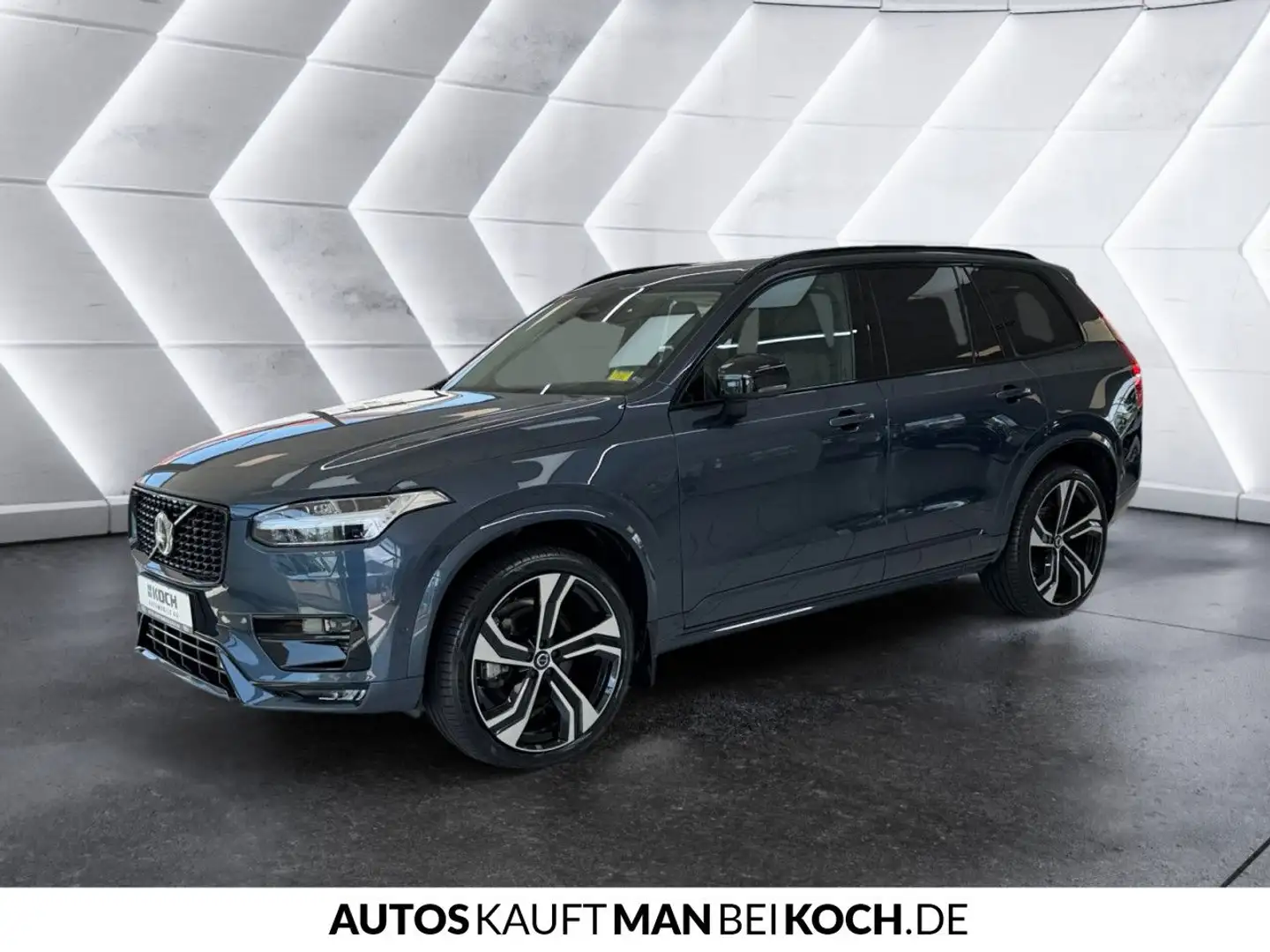 Volvo XC90 B6 AWD Ultimate Dark HIGH-END + StandHzg Синий - 2