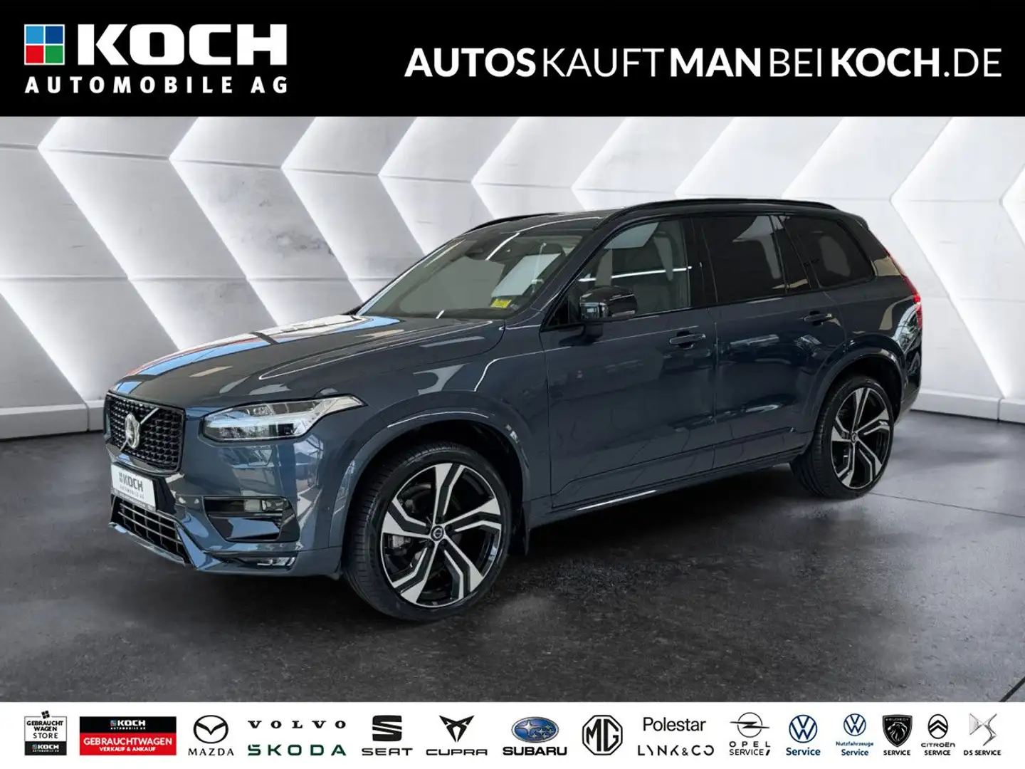 Volvo XC90 B6 AWD Ultimate Dark HIGH-END Синий - 1