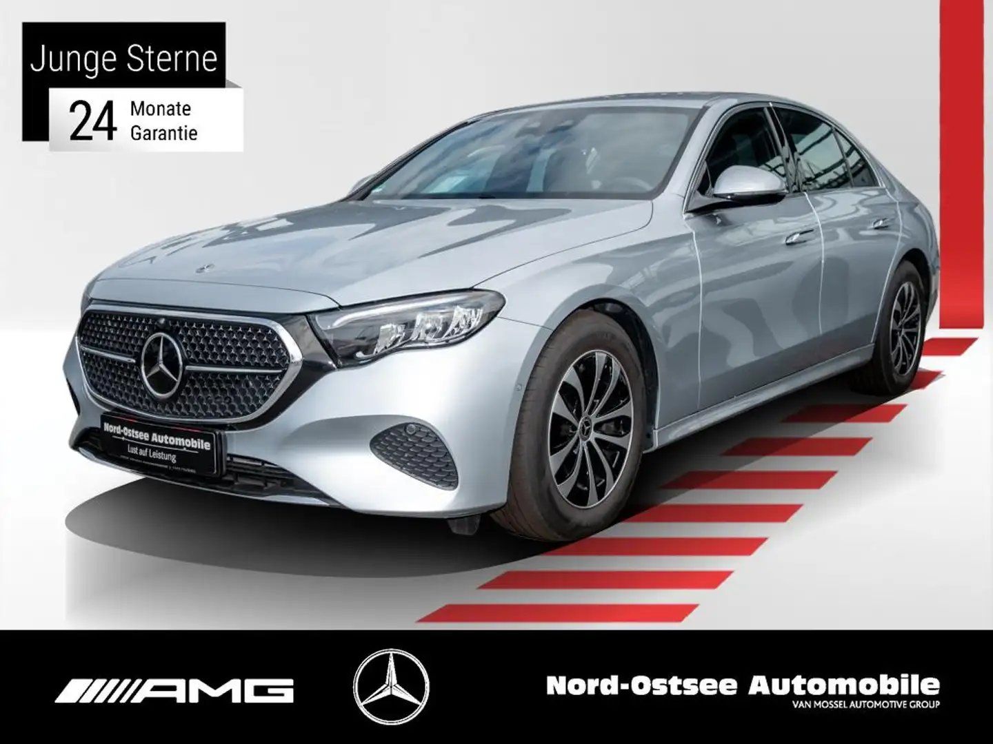 Mercedes-Benz E 220 d AVANTGARDE ADV DISTRO KEYLESS LED WINTER Silber - 1