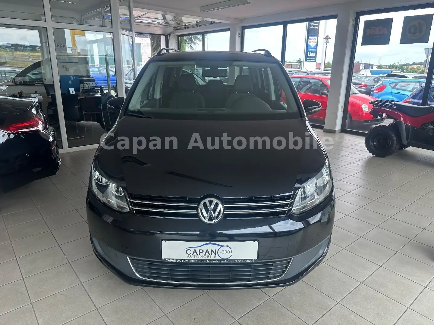 Volkswagen Touran Comfortline 1.Hand/Scheckheft/Klima/EURO5 Negro - 2