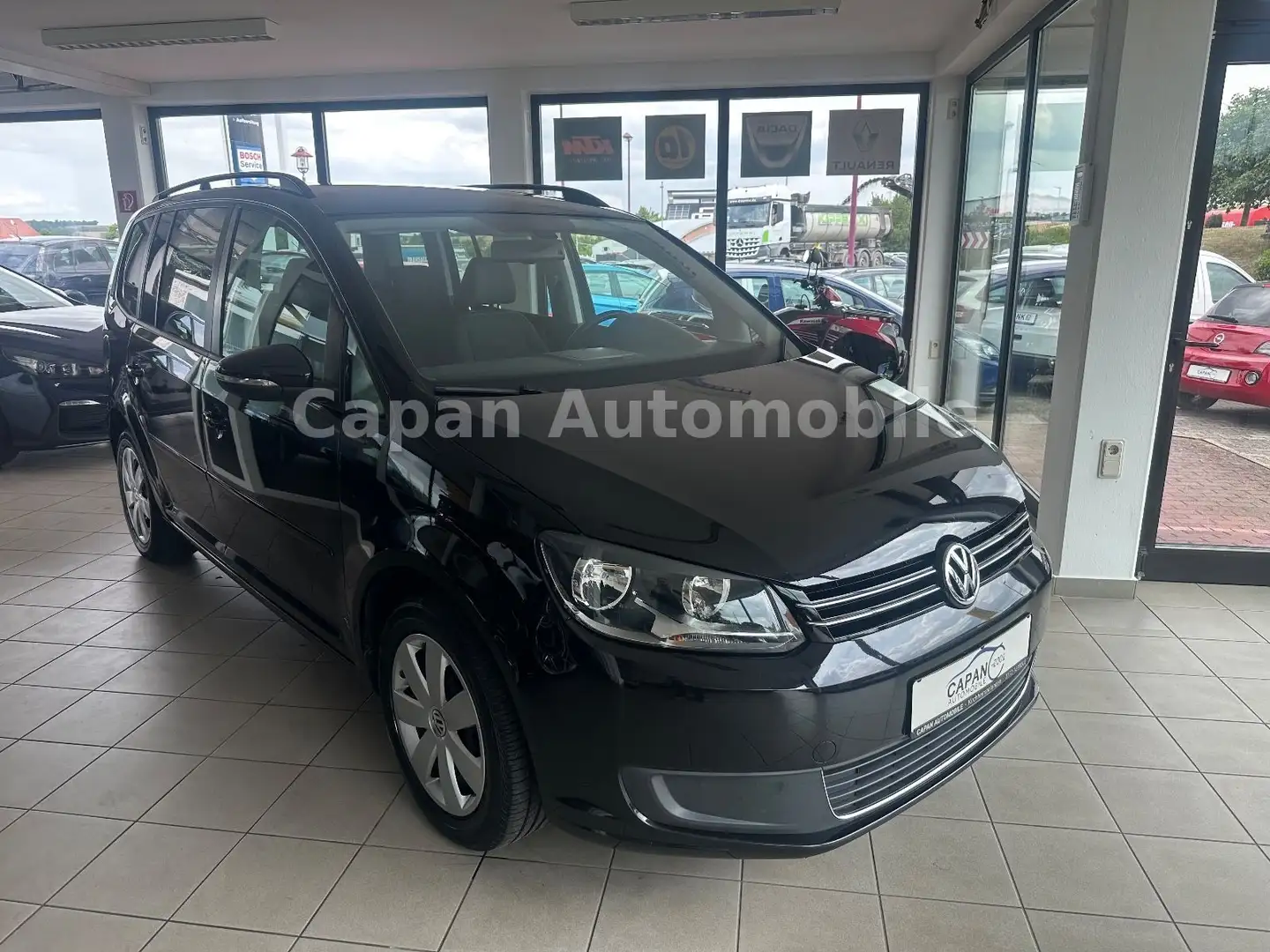 Volkswagen Touran Comfortline 1.Hand/Scheckheft/Klima/EURO5 Negro - 1