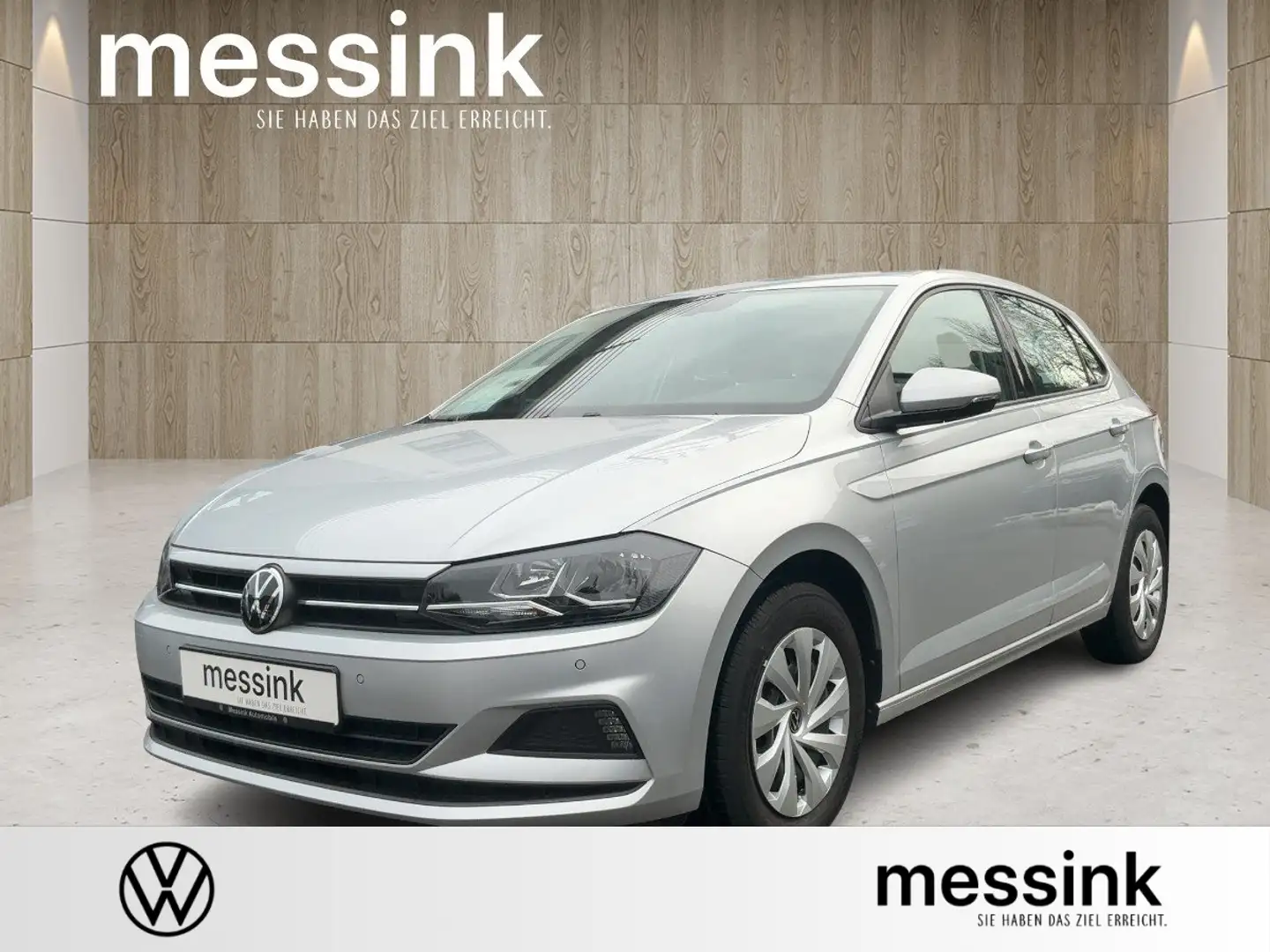 Volkswagen Polo 1.0 Comfortline PDC*Klima*SHZG*DAB* Silber - 1