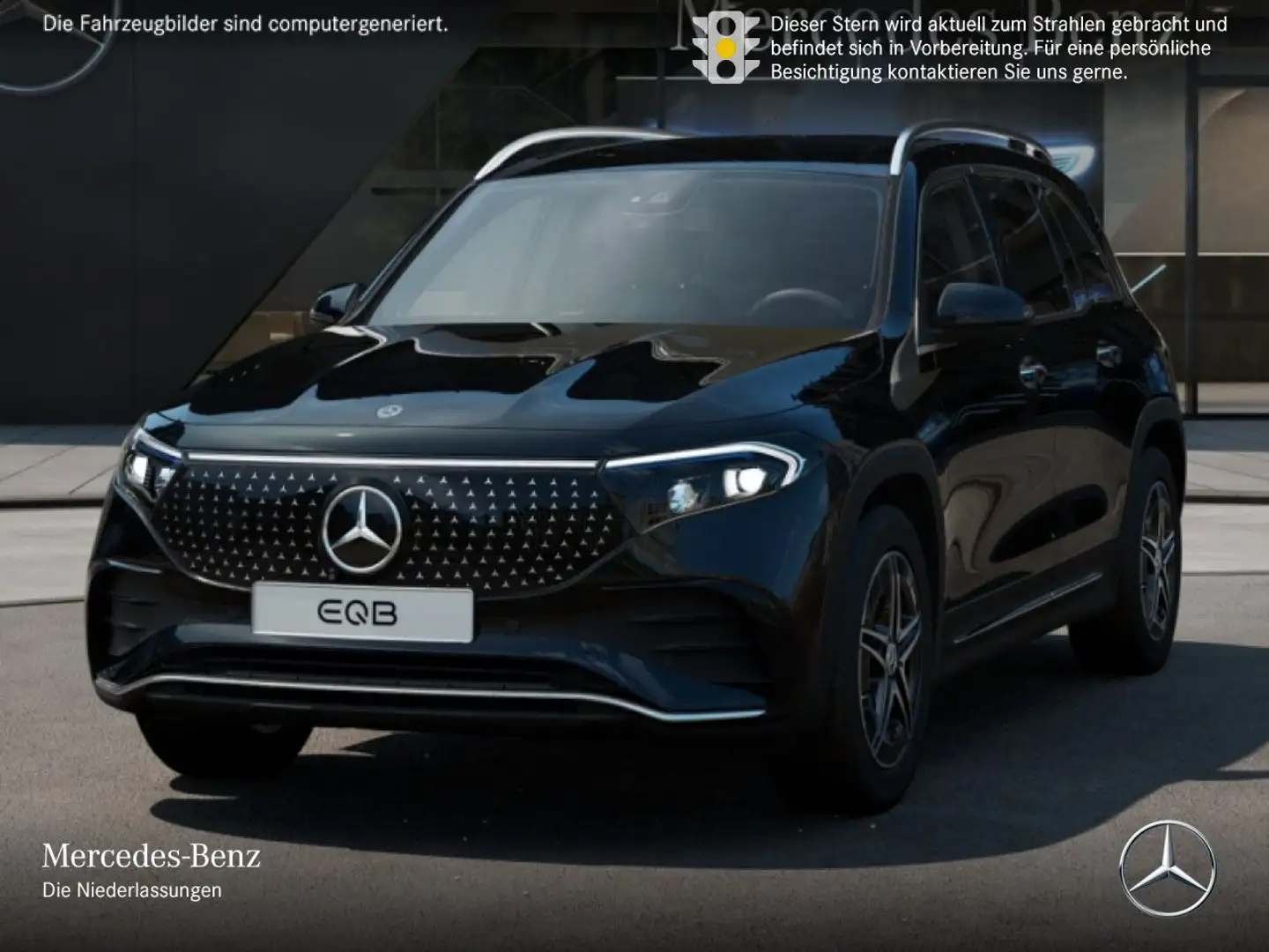 Mercedes-Benz EQB 350 4M AMG+PLUS-PAKET+360+BURMESTER+KEYLESS Schwarz - 2