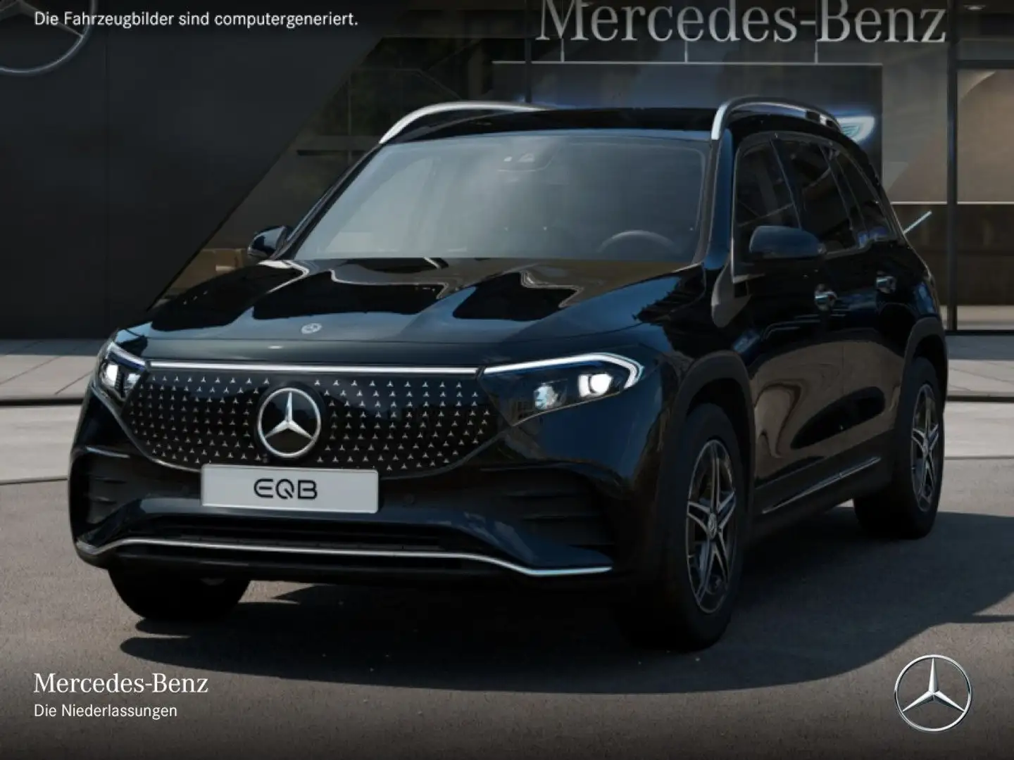 Mercedes-Benz EQB 350 4M AMG+PLUS-PAKET+360+BURMESTER+KEYLESS Schwarz - 2