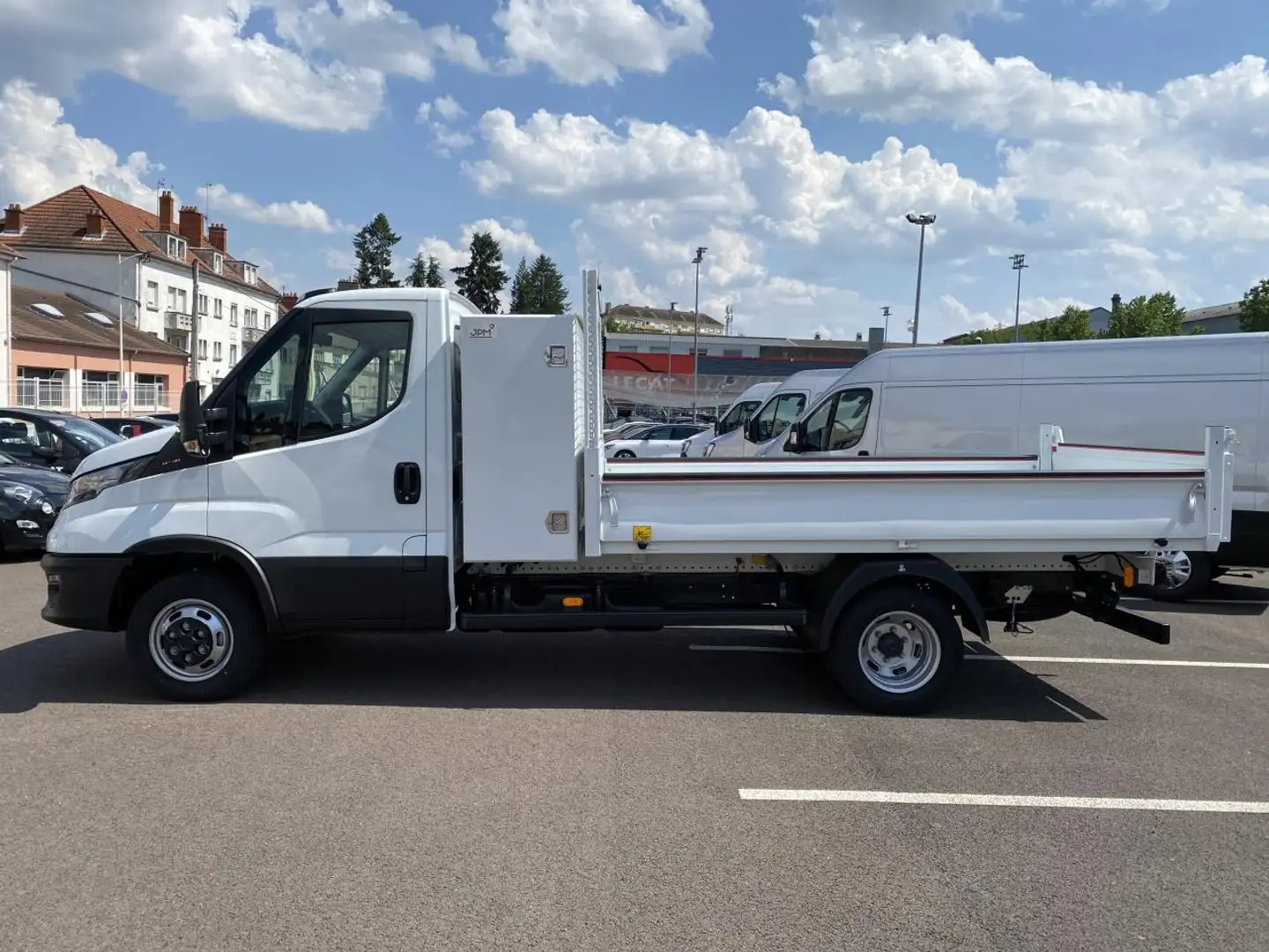 Iveco Daily 43 150 HT CHASSIS CABINE III 35C18 3.0 180 BENNE + Blanc - 2