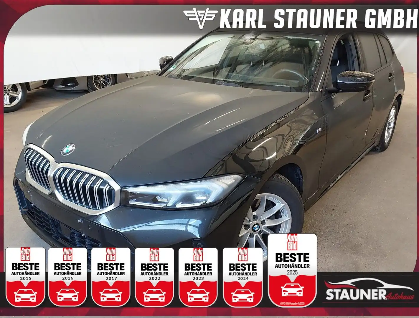 BMW 320 i Touring M-Sport ABSTANDSTEMP DAB KAMERA Schwarz - 1